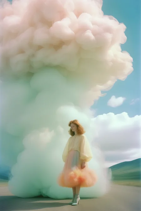 <lora:Elizabeth Gadd Style:1>Elizabeth Gadd Style - photography of a mountain poetic translucent clouds soft light by todd hido and jimmy marble and tim walker and pastel colors fluffy cloud and wes anderson and guy bourdin and richard avedon and helmut newton and yann arthus bertrand 35 mm lens Flickr unsplash pastel colors translucent by elizaveta porodina and paolo roversi 35 mm lens full body photography depth of field Flickr pastel colors translucent legs shoes and clouds by elizaveta porodina and paolo roversi 35 mm lens full body photography depth of field Flickr pastel colors translucent and masao yamamoto Soft shadows. Clean sharp focus. High - end retouching. Food magazine photography. Award winning photography. Advertising photography. super realistic, photography, high sharpness, ultra - quality, high resolution, 8k, wallpaper, high quality, super realistic, photography, sharp focus, ISO 100. Professional color grading. Soft shadows. Clean sharp focus. High - end retouching., high sharpness, ultra-quality, high resolution, 8k, wallpaper,