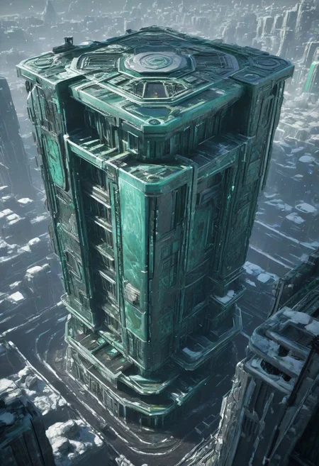 (dramatic, gritty, intense:1.4),masterpiece, best quality, 32k uhd, insane details, intricate details, hyperdetailed, hyper quality, high detail, ultra detailed, Masterpiece, ((a sophisticated building floating in the sky,)) ((in the style of futuristic design building)), contraption, in the style of Unreal Engine 5, dystopian cityscape, post-apocalyptic futuristic style, conceptual art, Frostpunk, sci-fi anime, Alex Alemany, Relationships, James Gilard, romantic graffiti, spatial relationships style can't believe how beautiful this is, pop music style, Light Emerald, 32k Ultra HD, castle
