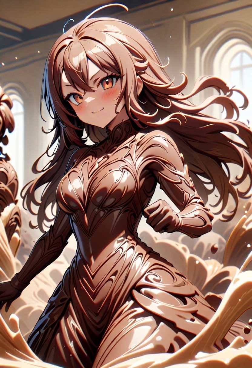score_9, score_8_up, score_7_up, (absurdres, best quality, masterpiece:1.4), amazing quality, highres, newest, detailed, detailed body, detailed face, beautiful, made of chocolate, detailed female statue, bright, white chocolate, dark chocolate, marble Statue,
BREAK
1girl, solo, light smile, dress, dynamic pose, dynamic angle, energy, Nagatoro_Hayase