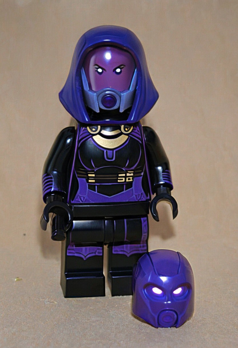 LEGO MiniFig, zavy-tali, mask-on,