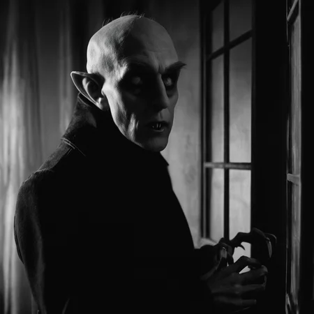 cinematic film still of <lora:Nosferatu:1>
Nosferatu a creepy looking picture of a man in a window,monochrome,greyscales,parody,silhouette,horror (theme),kakyoin noriaki , Count Orlok, bald head, white skin, pale skin, vampire, realistic, realism, photorealism, hyperrealism, hyperrealistic, realistic, sharp, detailed, cinematography style, film light style, movie still, professional photography, artistic, perfection, contrast, cinematic, filmic, high quality photo, 8k quality, colorful, photography style, horror style, shallow depth of field, vignette, highly detailed, high budget, bokeh, cinemascope, moody, epic, gorgeous, film grain, grainy