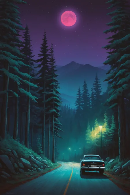by Alena Aenami and [Bill Carman|Kelly Vivanco] in the style of [J. Scott Campbell:Martiros Saryan:0.25]