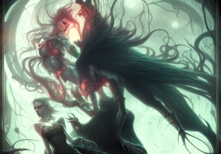 best quality, (serphm woman:1.3) in another world, poster
