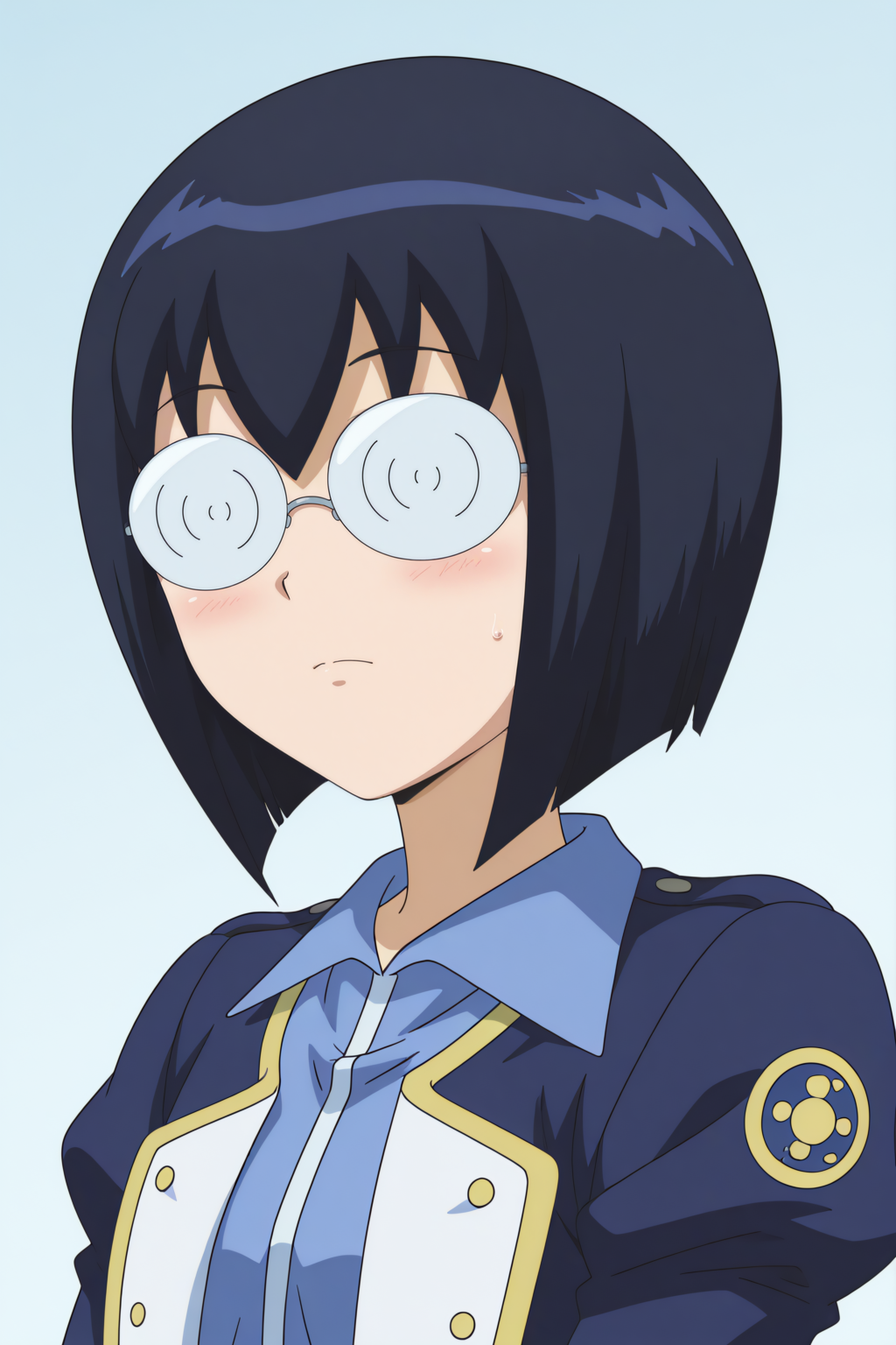 Ranko Kaneko, opaque glasses <lora:Zettai_Karen_Children_-_Ranko_Kaneko_-_illustrious:0.8>