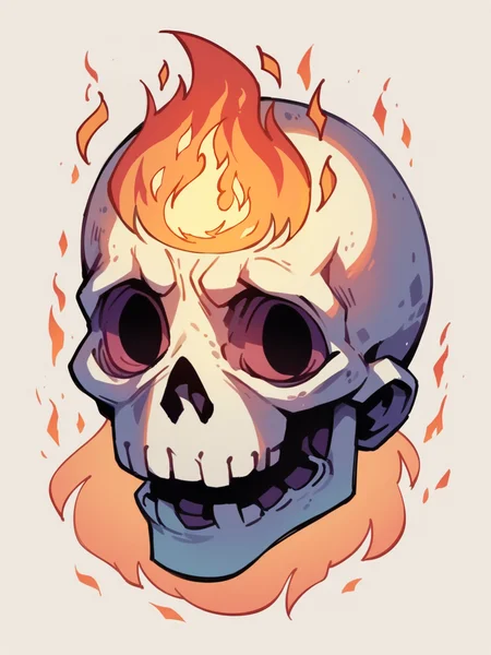 score_9, score_8_up, score_7_up, score_6_up, <lora:l0g0XLP:1> l0g0, no humans, fire, spooky
