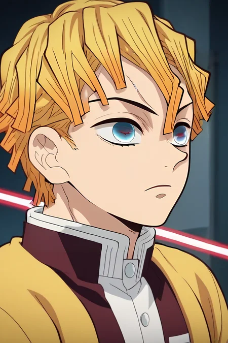 score_9, score_8_up, score_7_up, source_anime, intricate details, anime screencap, anime coloring, official style, , , depth of field, 1boy, male focus, grey-blue eyes, light blonde hair,, solo, Laser Sword, <lora:kimetsu_no_yaiba_style_pony:0.98>, kimetsu_no_yaiba_style, <lora:sdxl_lightning_8step_lora:1>,