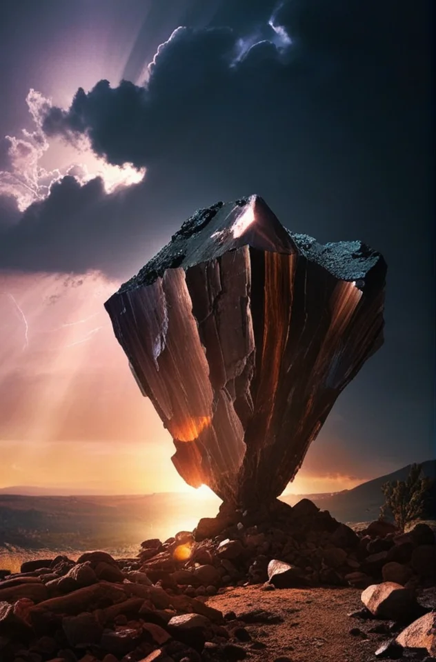 (Introduce quality iteratively))((large glowing transparent natural mineral, mystic light inside, sunbeam, sunset, lightnings, dramatic lighting))(evocative depth of field)(grounded sharpness)(abyss black point)(art of genius)(earthly gradients)(earthy colorful saturated hues))(earth corners vignette))
<lora:LCM-LoRA-XL_V1:0.21>
<lora:SDXLHighDetail_v5:0.3>