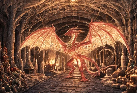 Dragon in Christmas cave, cave, festive cave, Christmas decorations, Christmas lights
(((Sparkling, Sparkly))) glowing dragon, christmas dragon, dragon wrapped in Christmas lights, glowing matrix, glowing Christmas lights, hyper realistic, photorealistic, HD, High detail, High detail eyes, high detail face, wings, glowing wings, light scales, glowing Christmas lights on wings, glowing light scales, tail, tail wrapped in Christmas lights, four legs,
BREAK
Snowy background