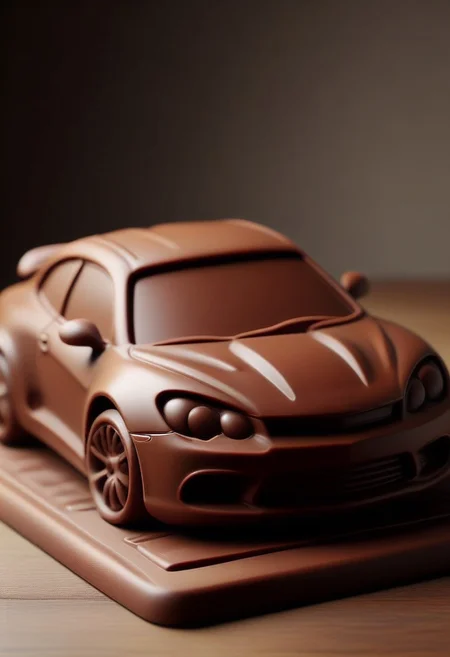 car, Made of chocolate,
