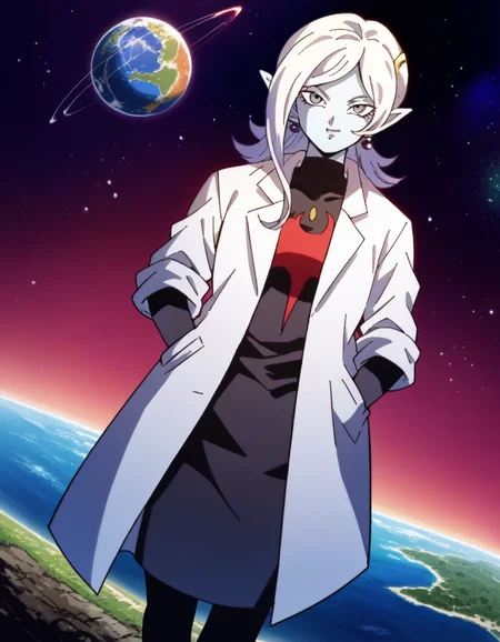score_9, score_8_up, score_7_up, source_anime,
dragonballtowa, <lora:dragonball-towa-ponyxl-lora-nochekaiser:1>,
normal towa,
outdoors, space,
looking at viewer, dutch angle, cowboy shot,