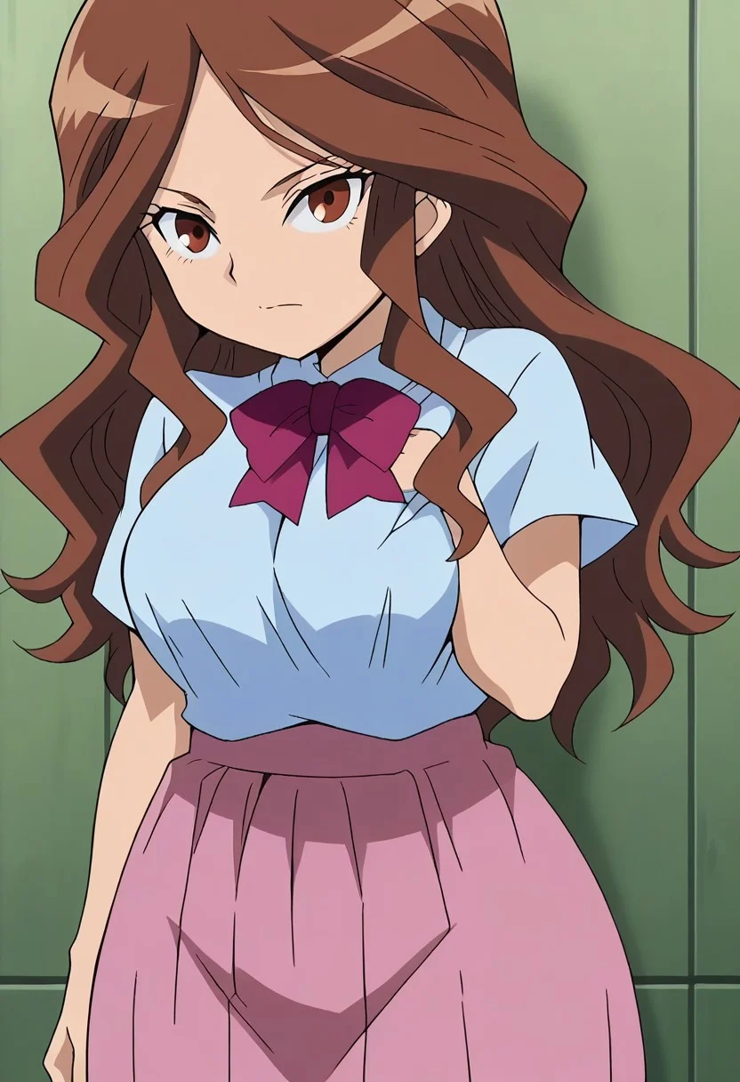 Source anime, anime, anime adaptation, (hara_(harayutaka):0.6), anime coloring book, bright colors, shiny skin, skin dents, deep skin, high quality, high resolution, one woman, solo, (curvaceous ), (wide hips),, thick thighs, masterpiece, highest quality, high resolution, Natsumi Kaminarimon, brown eyes, brown hair, long hair,,,,,,, ,, short stack ,, anime coloring, anime screencap, 1girl,Solo ,, anime,PUFFY nipple,huge breasts,official art,Uncensored ,Unedited ,,,, ,,,,,,