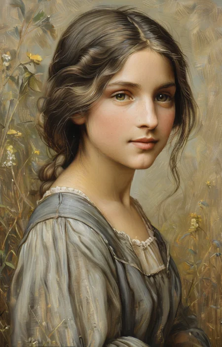 masterpiece,best quality,<lora:tbh136-sdxl:0.85>,portrait of Mona Lisa,illustration,style of Helen Allingham,
