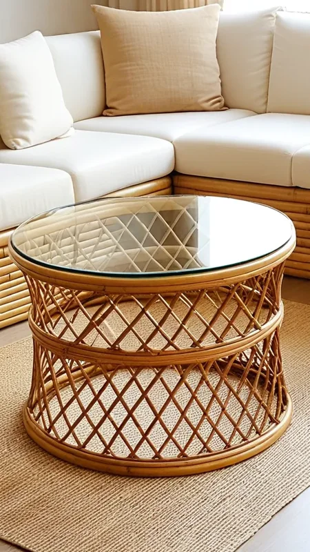 photo, bamboo furniture, coffee tables, round, bamboo, glass, coffee table, natural, warm lighting, close-up, , detailed background
sharp focus, vivid, very detailed, elegant, intricate, cinematic, highly saturated colors, magic, surreal, beautiful, innocent, fine detail, full color, epic light, shining, brilliant, complex, marvelous composition, colorful, deep rich <lora:xl_add-detail:0.8> <lora:AIDVN_bamboo_furniture_xl:0.8>