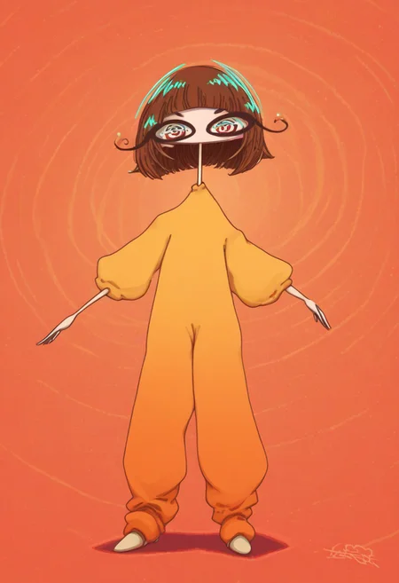 score_9, score_8_up, score_7_up,
masterpiece, best quality, detailed, amazing quality,
detailed background, abstract, spirals,
dynamic pose, colorful, dazed, stickers,
1girl, woman, Yasmin,