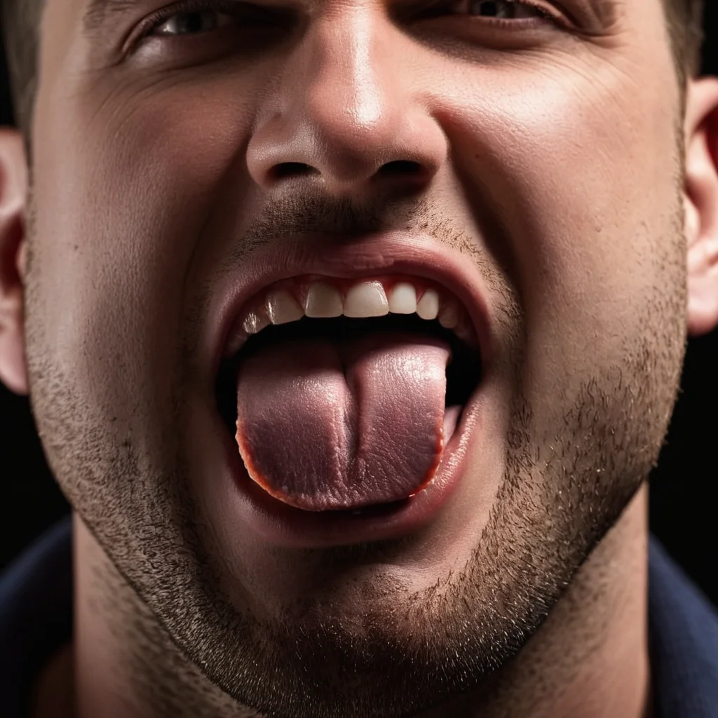 cinematic film still of <lora:Sharp detailed high quality image style v1:1>
Sharp detailed high quality image of a man with his tongue out and his tongue out, detailed background, 12K, high megapixel, realistic, realism, different, raw image, sharp style, open mouth, simple background, teeth, food, tongue, no humans, black background, meat, food focus, photorealistic
, shallow depth of field, vignette, highly detailed, high budget, bokeh, cinemascope, moody, epic, gorgeous, film grain, grainy