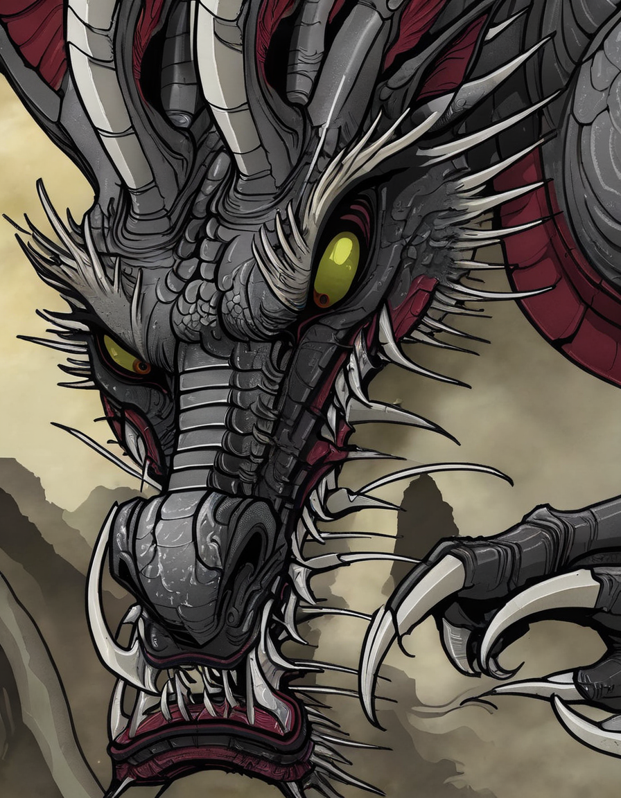 <lora:t3v3-000006:0.7>t3v3, closeup, dragon