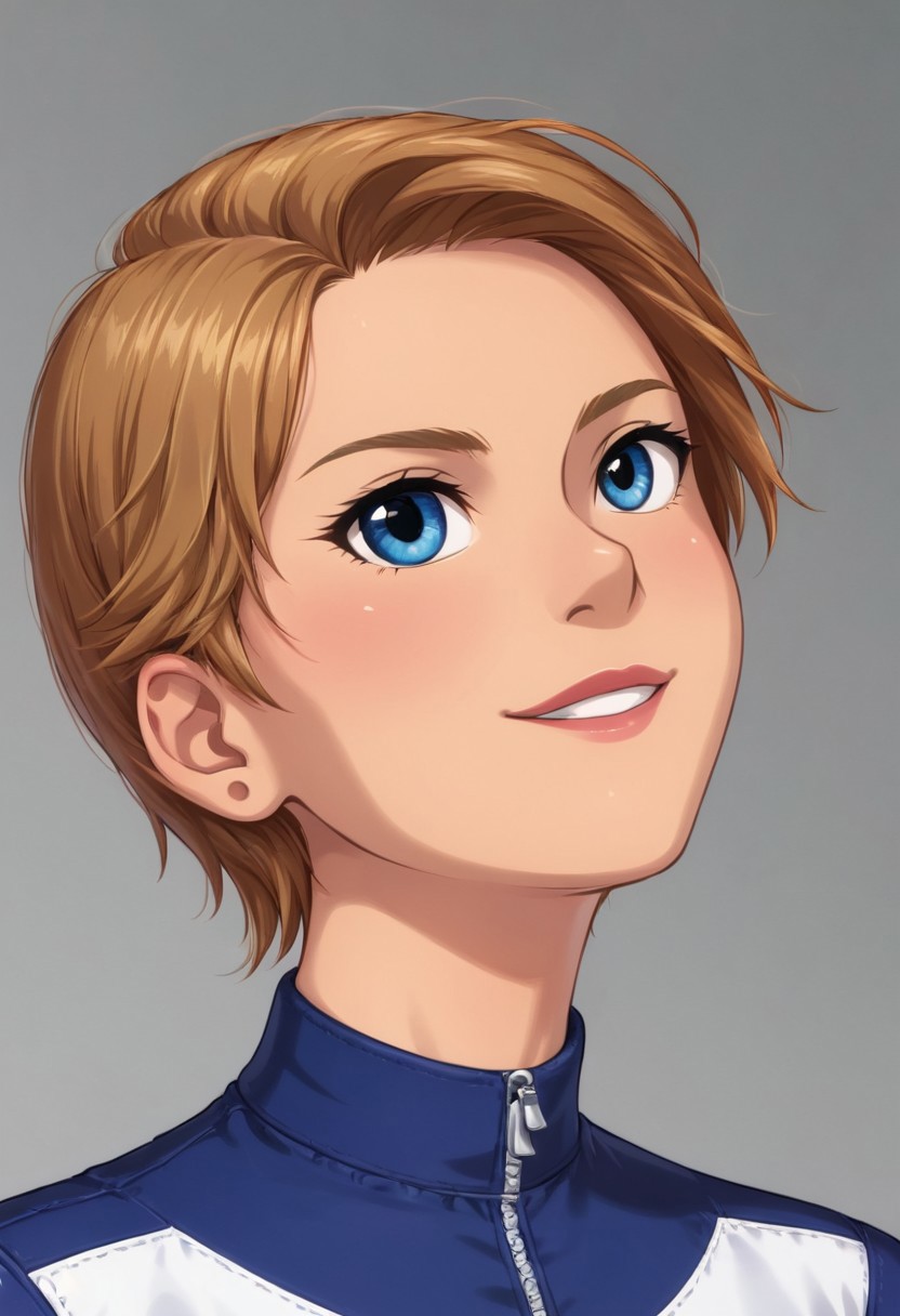figure skater,
(((headshot, headshot only, face only)))