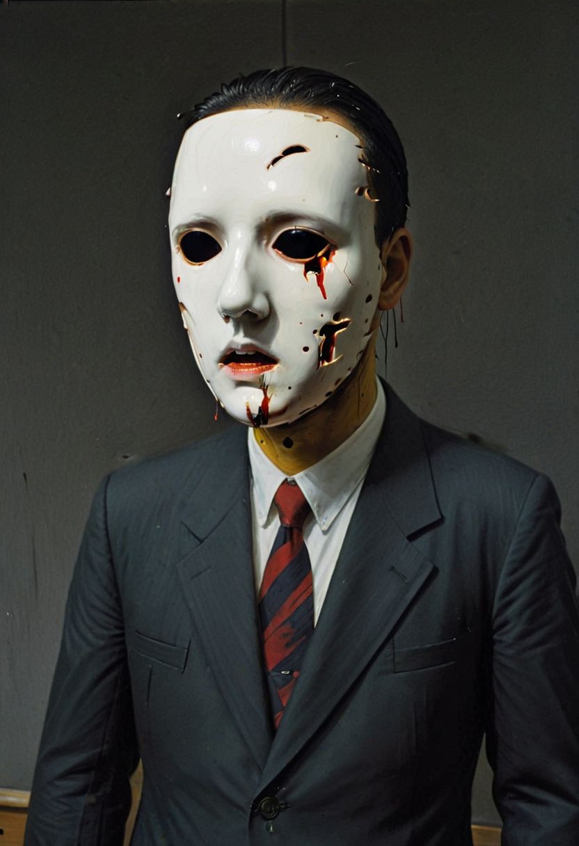My head is slicing into enigmatic sections, and my primary symptom is that I have no face, but I must see, internationally recognized oil painting by the master, sold at auction for 23 million USD. Expressive powerfully pained expression intermingled with notes of confusion.