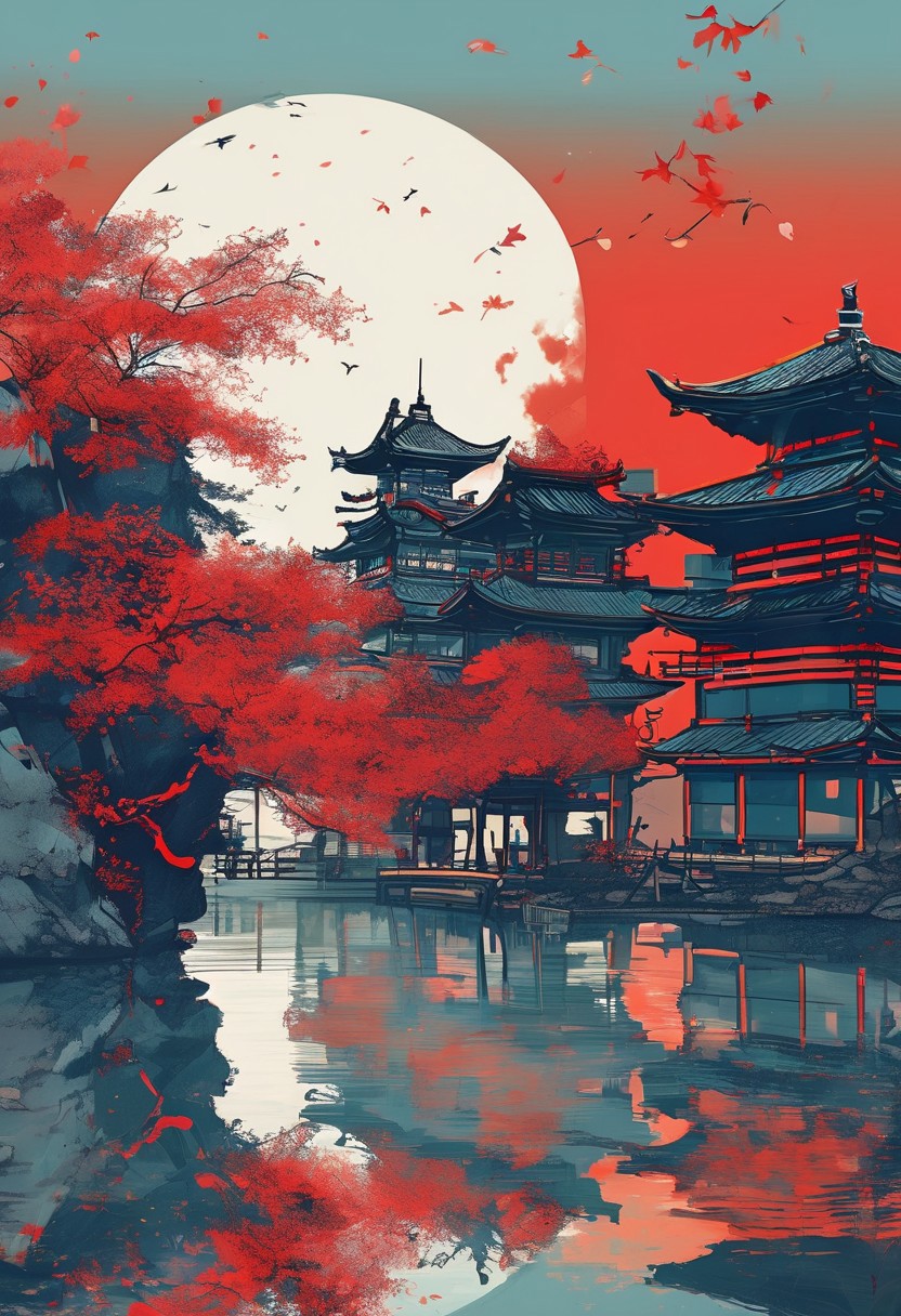 linquivera,  Ink illustration, (anime:0.5), brown tones, aged black red paper,Acer japonicum, inkpunk, surreal,  (at a distance), Will-o'-the-wisp, The city is in the background,moonlit, lonely, solitude, windy, tall trees, samurai sword fight, OverallDetail,Bonsai, bamboo grove,extremely detailed, UHD,(long exposure ,Radiant licorice, Red Japanese maples,dystopian but extremely beautiful:1.4),<lora:- SDXL - letitflrsh_let_it_flourish_V1.0:0.8> ,<lora:Cute_Collectible:1>, <lora:XL_boss_battle:0.6>  <lora:add-detail-xl:1>,  <lora:Concept Art Twilight Style SDXL_LoRA_Pony Diffusion V6 XL:1>,  <lora:MJ52:1>,CyberCity, (blue:1.3)，（red:1.4）,（yellow:1.2）,(harbor:1.3), (ship:1.2), neon lights, scenery, chinese_building, outdoors, road, night, sign, street, riot police, criminals,(bird eye view:1.2),
