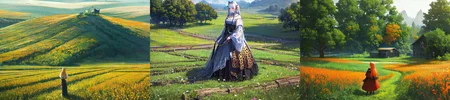 (otherworldly), highly insanely detailed, masterpiece, top quality, best quality, highres, 4k, 8k, RAW photo, (very aesthetic, beautiful and aesthetic), farm, fields, barn, fence, fantfa, <lora:FantasyFarm-10:0.5>,
1girl,
(__lazy-wildcards/char/haircolor__),
(__lazy-wildcards/dataset/background-color__),âââ