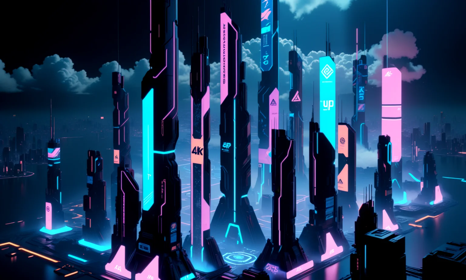 score_9, score_8_up, score_7_up,
<lora:Cyberpunk_Architecture_(Architecture)_(SDXL)_(AD):1> Cyberpunk Architecture, monumental architecture, architecture, city, cityscape, scenery, building, skyscraper, future, scifi, science fiction, cyberpunk, city skyline,
8K, In'ei, chiaroscuro, rim lighting, perfect depth of field shot, beautiful, sharp focus, crisp details, subsurface scattering and reflections,
photographic anime clouds, photographic realism, masterclass anime, science fiction masterpiece, holograms, holographic advertisements, neon lights, masterclass color theory, asymmetric composition, random time of the day, 8K CGI render, 
BREAK zPDXL, zPDXLxxx, <lora:sdxl_lightning_8step_lora:0.4> <lora:detailed_notrigger:0.5>