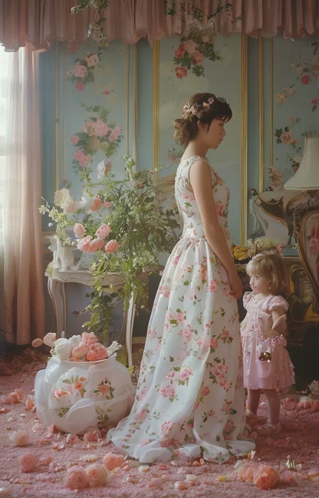 masterpiece,best quality,<lora:tbh157-sdxl:1>,illustration,style of Larry Sultan, portrait of idolmaster cinderella girls,