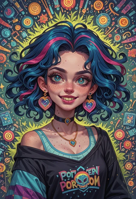 score_9,score_8_up,score_7_up,score_6_up, 1girl, Monster Prom, Polly Geist