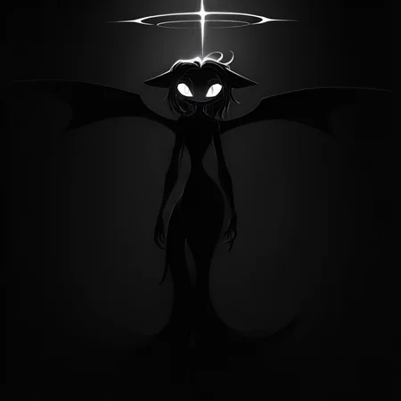 wisp,
1girl, long flowing tail, elegant bat-like wings, glowing eyes, slender and graceful silhouette, soft glowing aura, mysterious smile, windblown hair, twilight setting, otherworldly beauty.,
masterpiece, best quality, amazing quality, very aesthetic, absurdres, newest,
epic detailed backround (volumetric lighting),
,<lora:wisp_illustrious:1>,