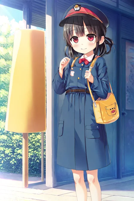 <lora:CURA_pony_V3:0.8>,score_9,score_8,1girl,hachiroku,child,