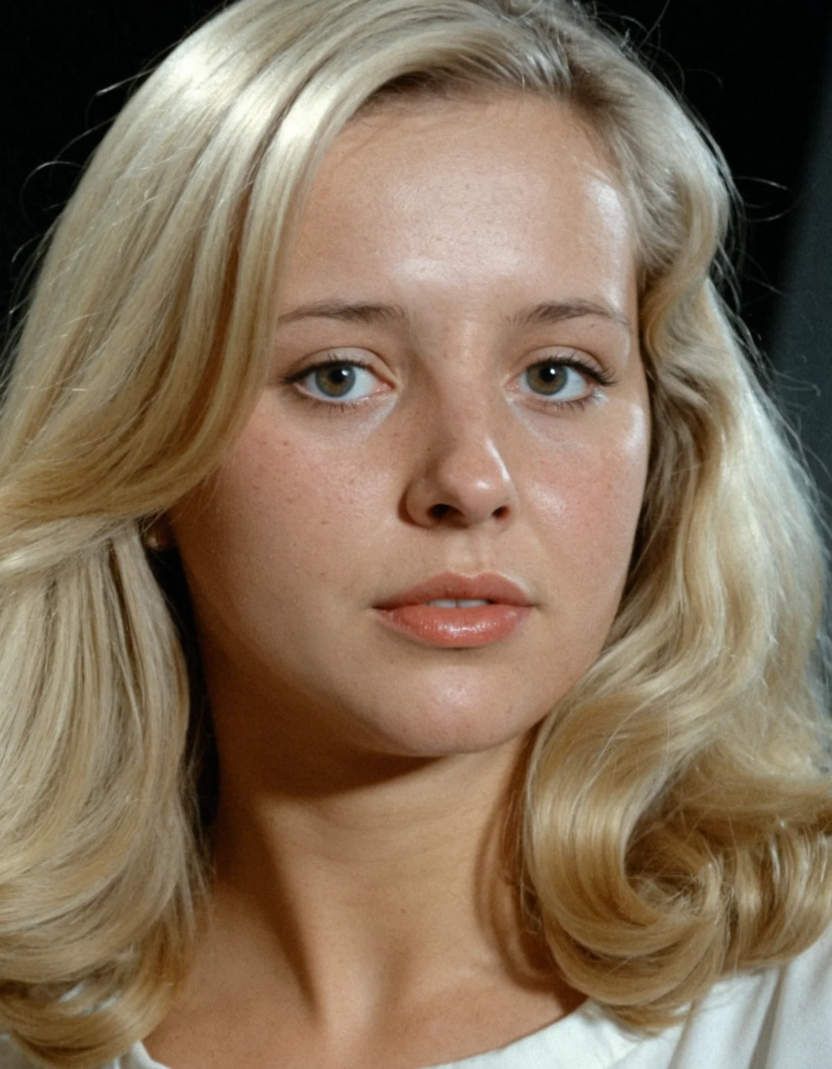 Henriette Strobel (Dutch Singer and Actress, Blonde, 23 Years old, Born in 1953) in Space: 1999 (1975 - 1977), Screencap, 1976