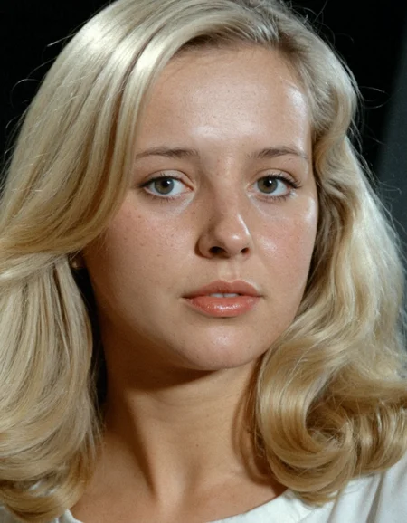 Henriette Strobel (Dutch Singer and Actress, Blonde, 23 Years old, Born in 1953) in Space: 1999 (1975 - 1977), Screencap, 1976