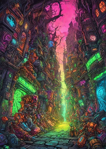(pui:0.01) An intrepid explorer standing amidst ancient, overgrown ruins on a mysterious planet, deciphering the secrets of a long-lost civilization,
slender, elevated explorer with ancient artifacts on their back, the ruins' crumbling structures covered in vines, giant, intricately carved statues depicting alien creatures, a whispering breeze carrying the whispers of the past, strands of misty fog swirling through the arches, the explorer's breathing filled with wonder, intricate, hieroglyphic carvings on the statues' faces,
(bright anomaly:1.28), (jarring contrast:1.12), (eye-catching:1.17), (surreal juxtaposition:1.25) (epic:1.17, (RAW:0.75),high definition,best quality, amazing quality, (aesthetic:0.78), absurdres, newest, <lora:LCMTurboMix_Euler_A_fix.safetensors:0.96:0.3> p18,s9