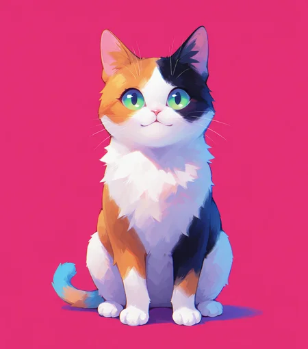 masterpiece, best quality, amazing quality, chubby calico cat, meow, uwu, looking at viewer, no humans, <lora:Multicolor_Buns:0.6> colorful,, masterpiece, best quality, amazing quality