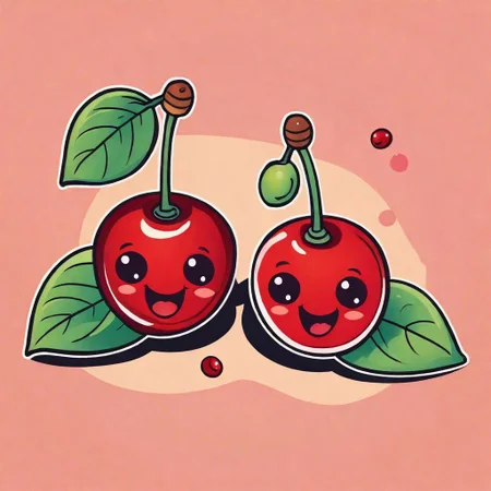 a couple of cute cherries