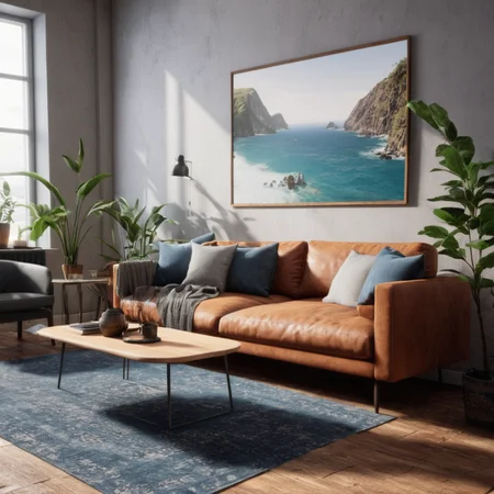 cinematic film still of <lora:Unreal Engine style:1>
An Unreal Engine image of a living room with a couch,chair,table and pictures on the wall,day,indoors,pillow,book,no humans,window,bed,table,sunlight,plant,scenery,couch,wooden floor,potted plant , realistic, realism, photorealism, hyperrealism, hyperrealistic, realistic, sharp, detailed, cinematography style, film light style, movie still, professional photography, artistic, perfection, contrast, cinematic, filmic, high quality photo, 8k quality, colorful, photography style, 3D computer graphics, Blender, 3ds Max, Maya, Cinema 4D, ZBrush, AutoCAD, LightWave 3D, Adobe Dimension, virtual reality, 3d, different people, different characters, different models, detailed eyes, detailed nose, detailed ears, detailed environment, detailed body, detailed face, detailed nipples, detailed breasts, detailed feet, detailed hands, perfect, perfection, epic, awesome, Interactive, Cybernetics, different lighting, light, Video games, Film and television, Unreal, real-time 3D, Epic Games style, Unreal Engine style, shallow depth of field, vignette, highly detailed, high budget, bokeh, cinemascope, moody, epic, gorgeous, film grain, grainy