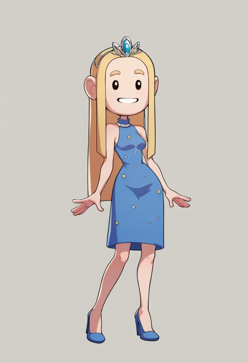 score_9, score_8_up, score_7_up, 1girl, solo,  beautiful, savannahXYZ an high class  pokemon master, 1girl, solo, long hair, arrogant smile, blonde hair,clothing (maxi dress, tiara, high heel),  highly reflective beads, dik dik. 2 levels clear art style 
<lora:savannahXYZ:1.0>