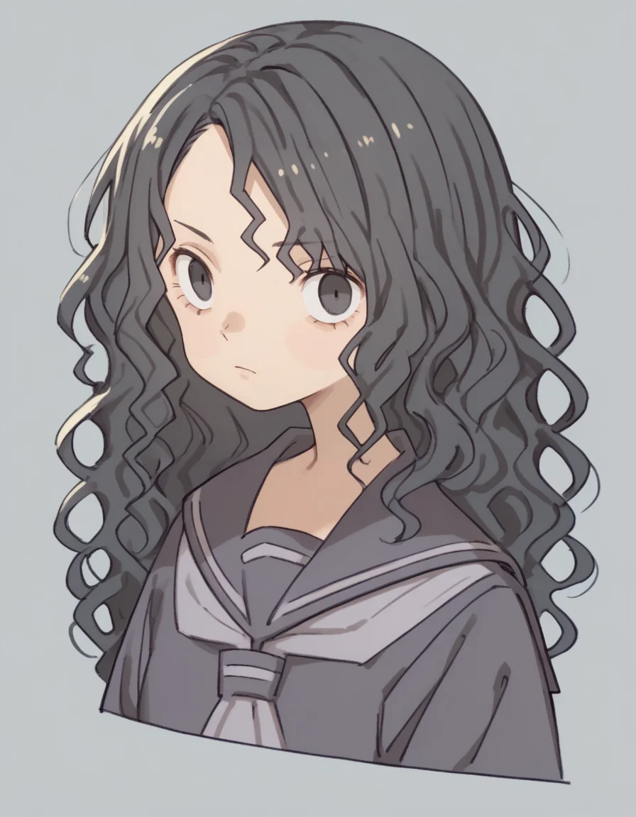 score_9, score_8_up, score_7_up, score_6_up, score_5_up, score_4_up, 1girl, full body, solo,
<lora:Maa:1> maa, black hair, wavy hair, black eyes, serafuku, school uniform, looking at viewer, cowboy shot, upper body, close-up,