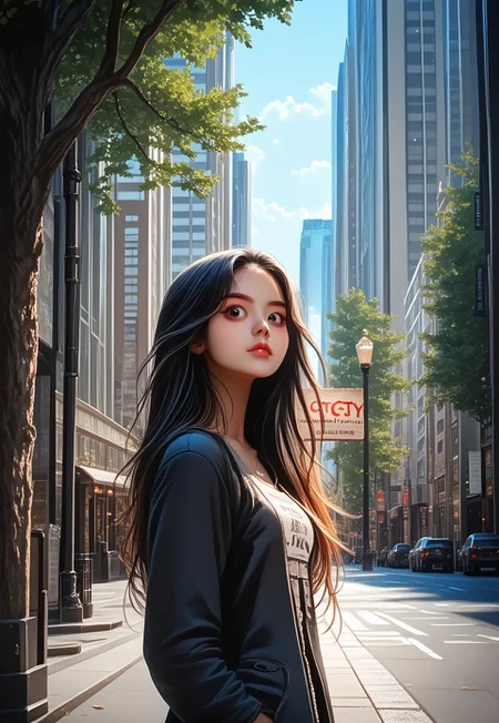 safe_pos, safe_pos, score_9, score_8_up, score_7_up, ((( highly detailed, masterpiece, perfect drawing, detailed, hd, ))
,
((( towstrmb, city, street, outdoors, tree, lamppost, sign, building )))
,
(( ))
,
((( 1girl, solo, posing, beautiful )))
,
((( Meilinmb, black hair, long hair )))
,
(( best view from below, 3/4 body shot ))
,
(( ))
,
((( )))
,
()