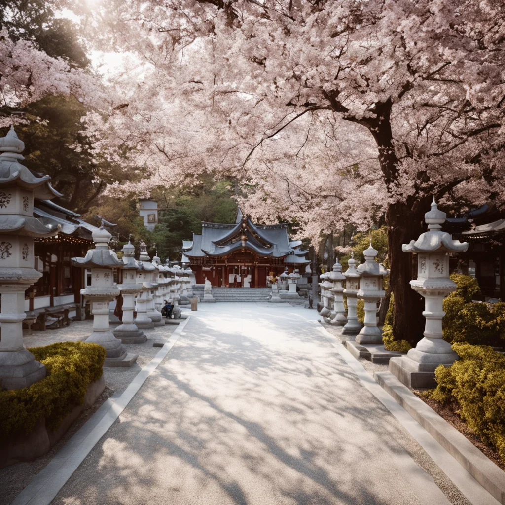 cinematic still best quality, ultra-detailed,
jinzya, shrine, tree, cherry blossoms, scenery, outdoors, real world location, road, architecture, building, day, spring (season), stone lantern, bush, realistic, photo background, photo (medium), photorealistic
<lora:sd_xl_offset_example-lora_1.0:0.5> <lora:Jinzya_SDXL_V1:1> . emotional, harmonious, vignette, highly detailed, high budget, bokeh, cinemascope, moody, epic, gorgeous, film grain, grainy