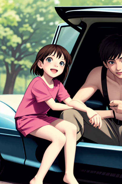 1boy and 1girl, car <lora:LCM_LoRA_Weights_SD15:1>