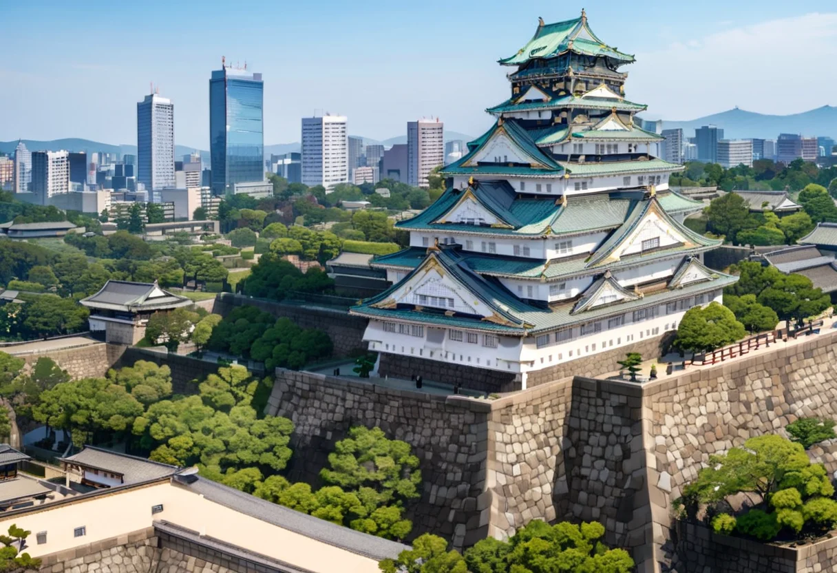 masterpiece, best quality, very aesthetic, absurdres,
Osaka Castle, scenery, sky, outdoors, architecture, cloud, day, east asian architecture, blue sky, tree, stone wall, wall, building, cloudy sky
<lora:Osaka_Castle_SDXL_V1:1>