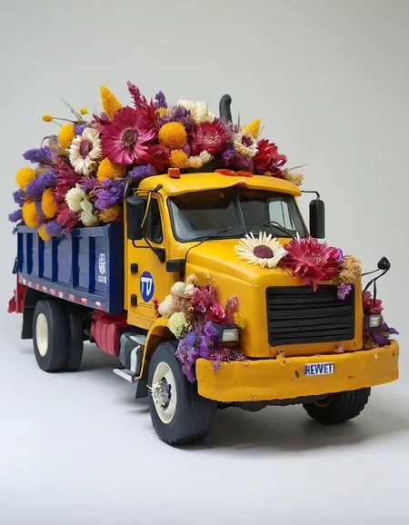 made out of ral-dryflwrs, by Ryan Hewett, Large nature, Odious (Tow truck:1.3) , realistic rendering of textures, Expressionist painting, moral lessons, dramatic poses, stand-out, emotive expressions, smooth, immense, <lora:ral-dryflwrs-sdxl:0.7>, very inspirational, aesthetic, located artistic, dynamic dramatic composition, intricate detail, fertile, perfect background, highly intricate