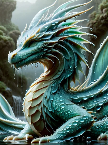 photo of ais-waterdrops dragon <lora:Waterdrops_Style_SDXL:1>