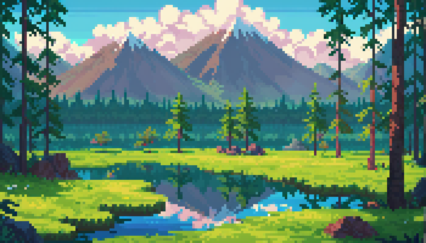 score_9, score_8_up, score_7_up, PDXL, <lora:HyperLightDrifterV1_Merged:1>, pixel art, hyperlight, hyper light drifter, 
{ floating islands, cherry trees, temple, glowing runes, dead giant creature, night, night sky|
forests, lake, mountains, detailed sun, reflections|
skyscraper, slightly overgrown, snow, night, night sky|
a walkway in the middle of cherry trees, japanese temple at the end|
city viewed from a top of a mountain, night, night sky}