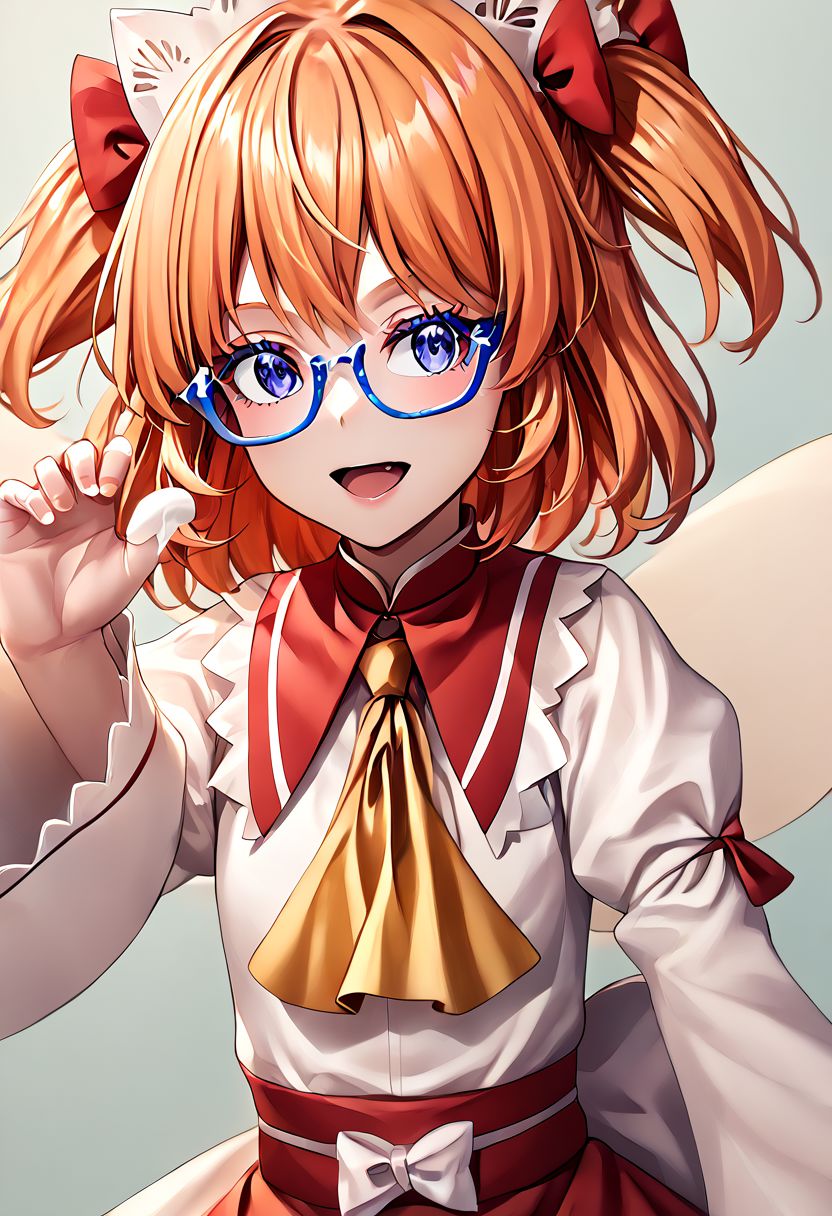 1girl, sunny, sunny_milk, bespectacled, glasses, 
masterpiece, best quality, very aesthetic, absurdres,