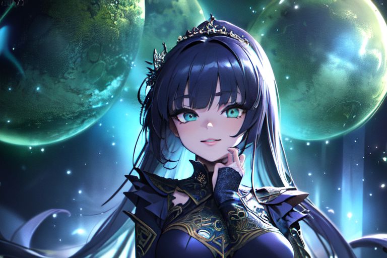 (masterpiece:1.4), 4K8K, (anime style), (high shutterspeed:1.4), (sharp edges), 
SyFyEye1, FanFo, 
1woman  hands togather,  leaning foward, face focus, smile, closed mouth, 
wearing Celtic style dress, (Detailed face, Detailed eyes, Detailed lips), (solo), 
Fantastic Forest at fantasy night, Fantastic Planets