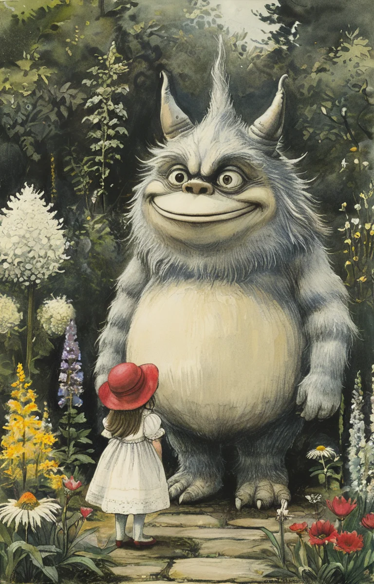 masterpiece,best quality,<lora:tbh377-sdxl:0.6>,illustration,style of Maurice Sendak
A bottle of perfume in garden