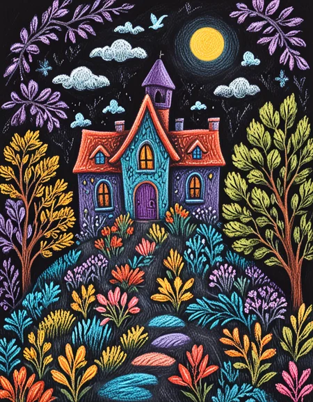 Houses of the Holy novuschroma13 style chalk pastels on black <lora:novuschroma13 style_2:1> <lora:sdxl_lightning_8step_lora:1>