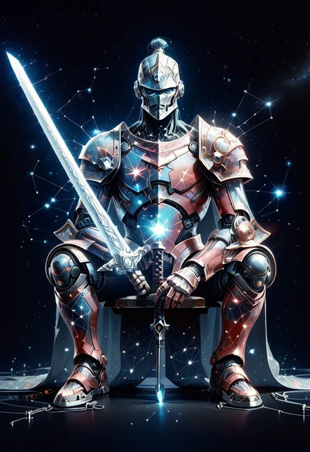 score_9, score_8_up, score_7_up,
epic magical sword, mechanical parts,
starry_morph,
simple background, black background