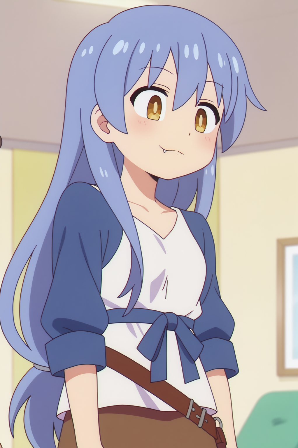 rating_safe,  anime screencap, consistent background,   Raika Nanami <lora:Onimai-Raika_Nanami-PDXL:0.8>